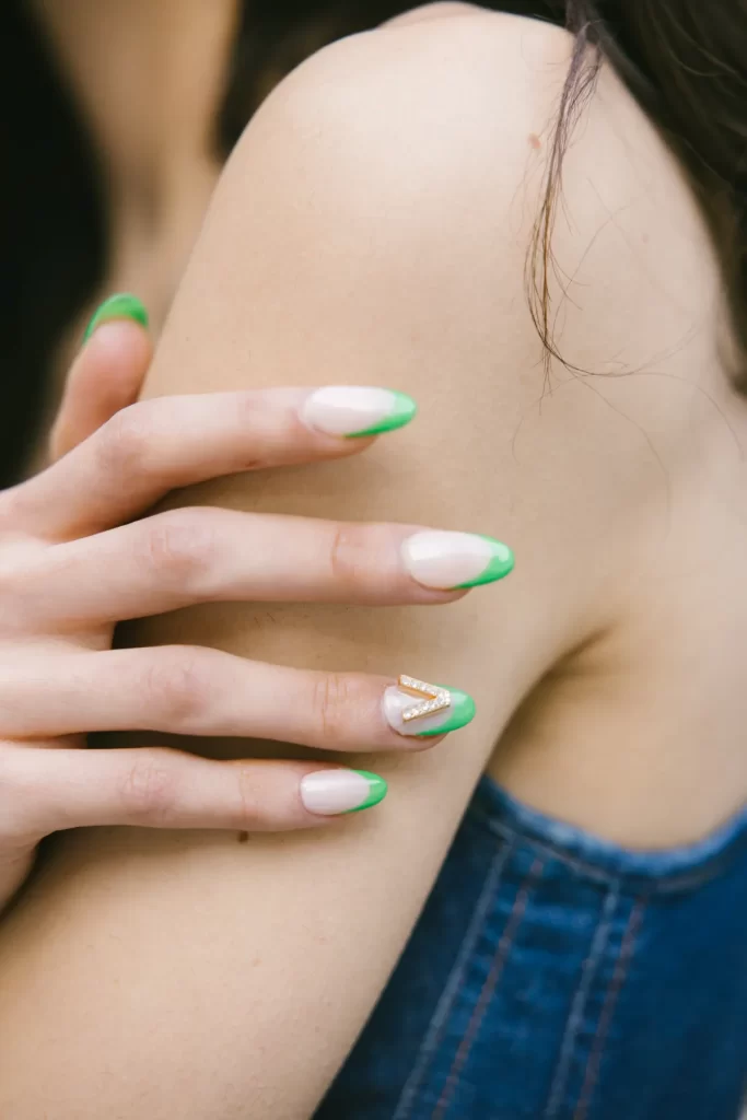 The Mani Shade of the Moment is Brat Green.